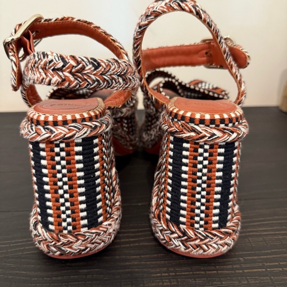 Chloe MERIL 100 WOVEN PLATFORM SANDALS - Picture 4 of 7